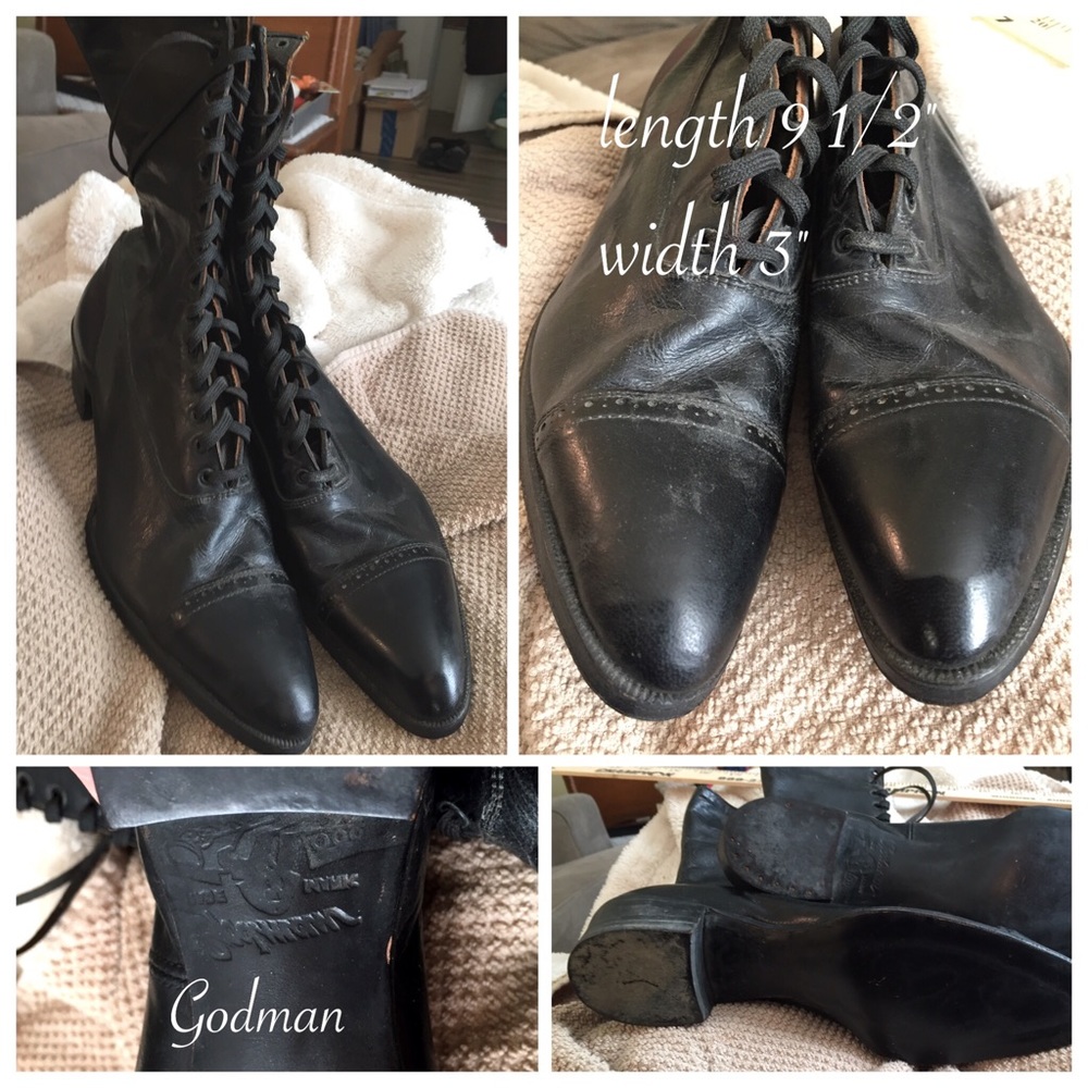 SOLD!!! Vintage Ladies lace up boot
